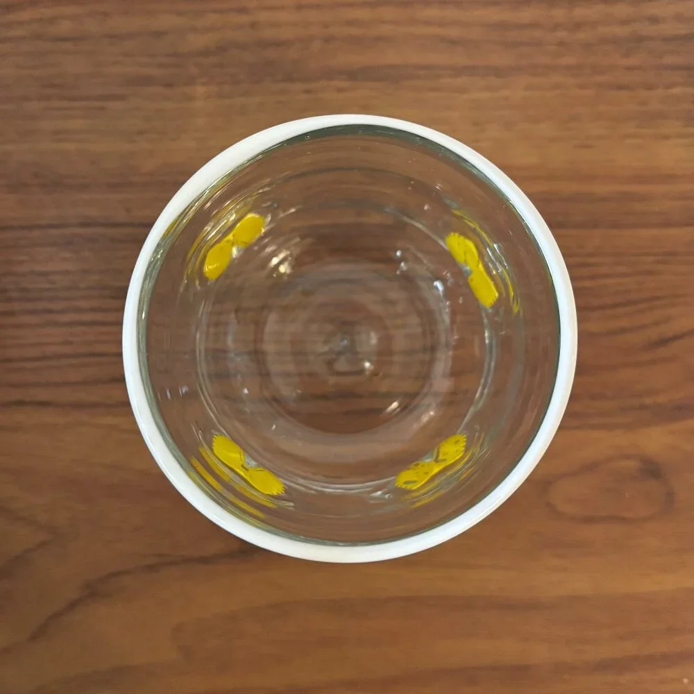 NIB Anthropologie Beaded Icon Juice Glass in Bow Tie Pasta - Picture 5 of 5